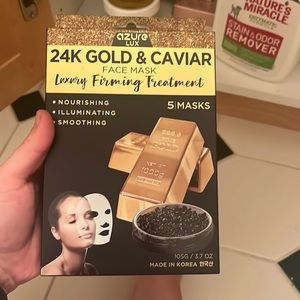 5 masks 24 k gold firming treatment